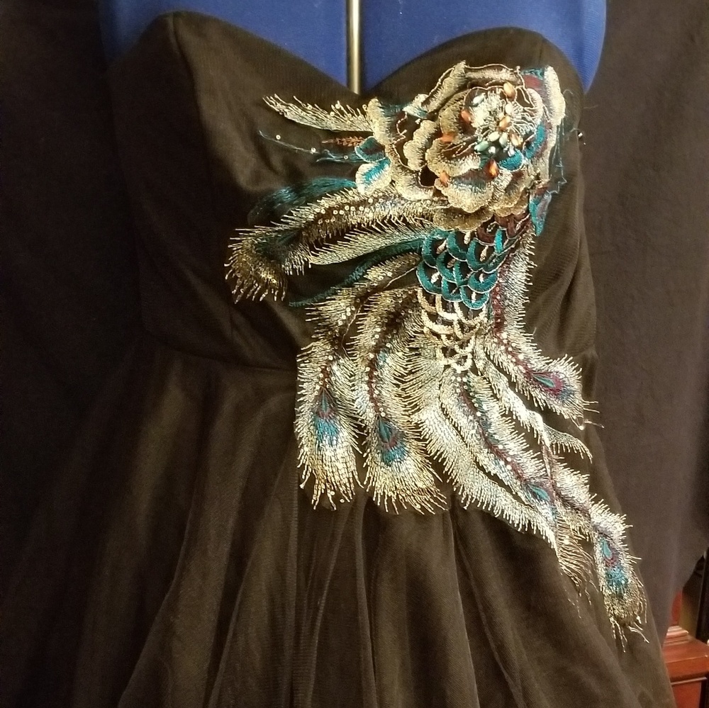 Peacock dress